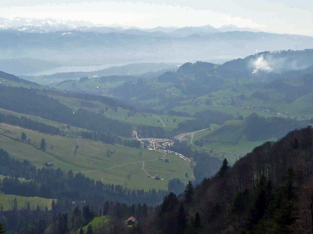 Goldinger Tal und Zürichsee