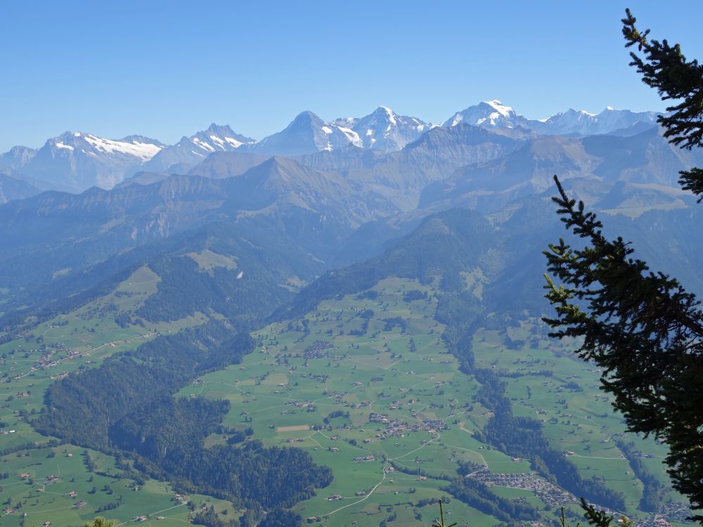 Eiger, Mönch, Jungfrau u.a.