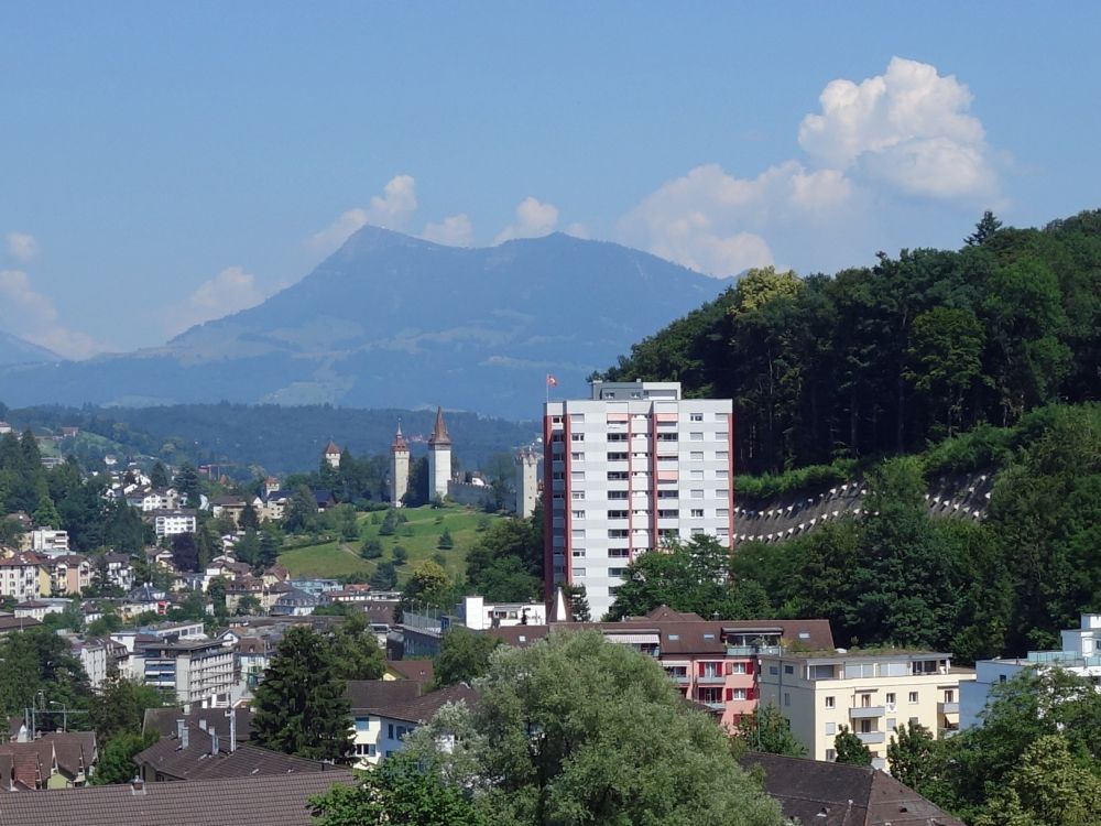 Blick Richtung Luzern und Rigi
