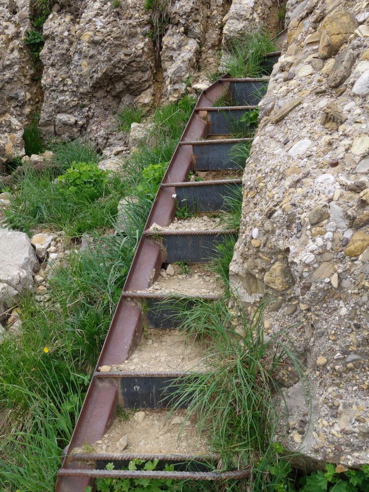 Treppe als Aufstiegshilfe