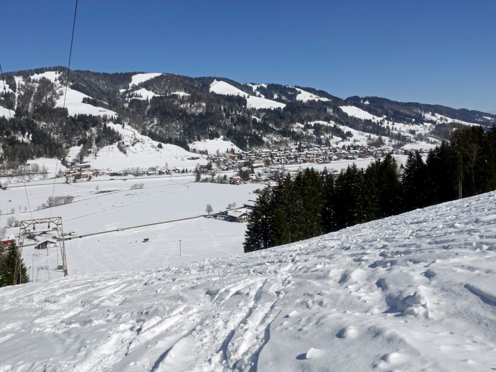 Skihang über Thalkirchdorf