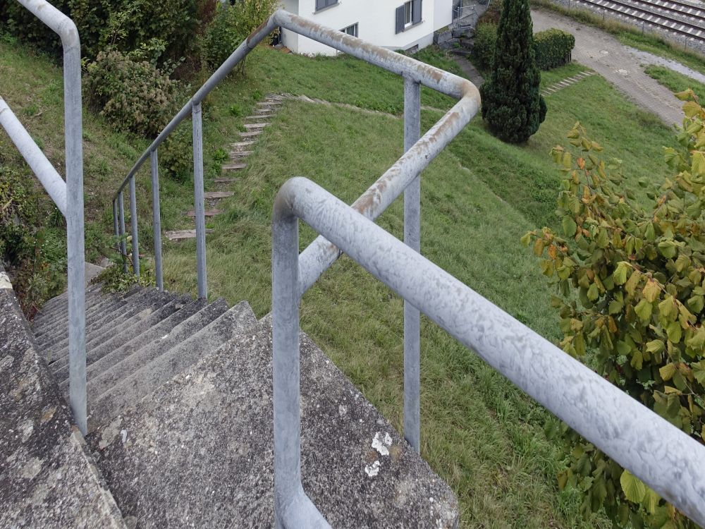 Treppe zum Rütihaldenweg