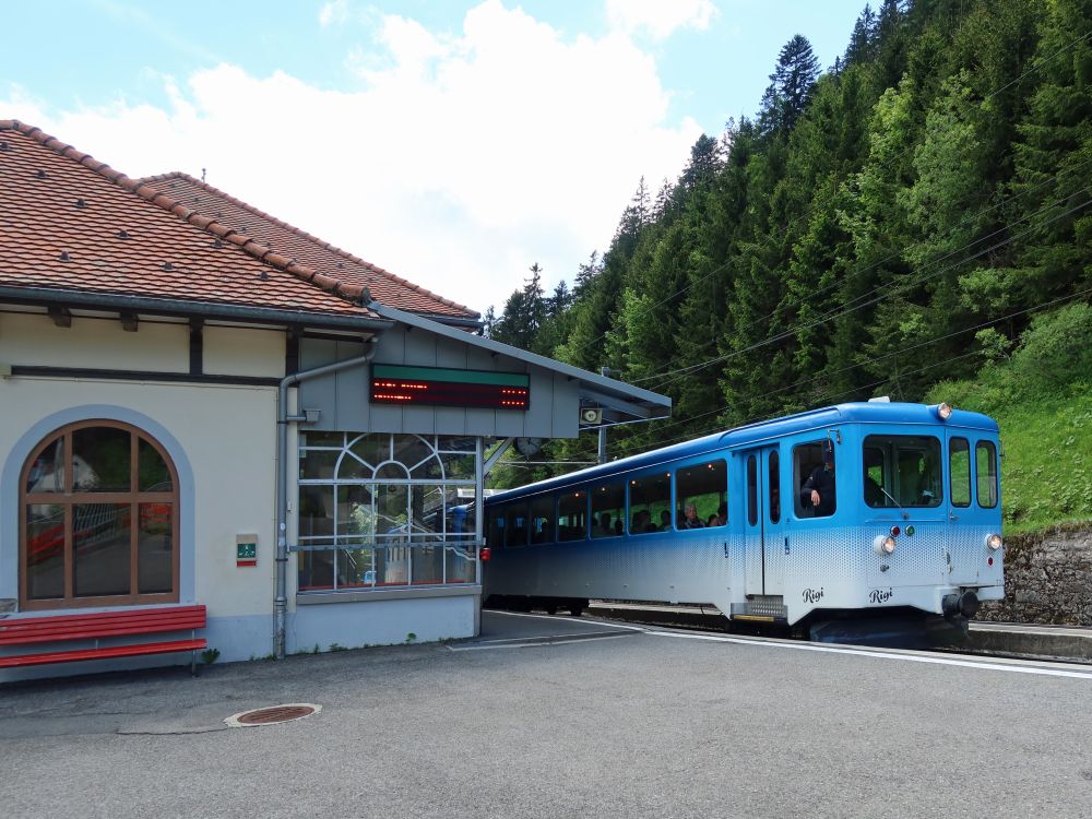 Zahnradbahn bei Klösterli