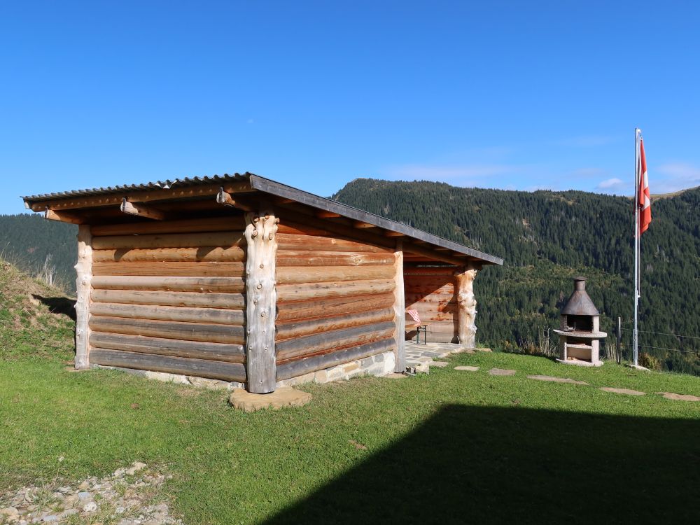 Schutzhütte bei Alp Rohr