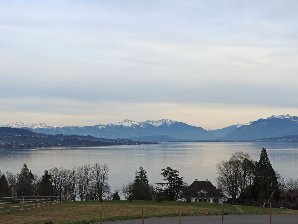 Berge überm Zürichsee