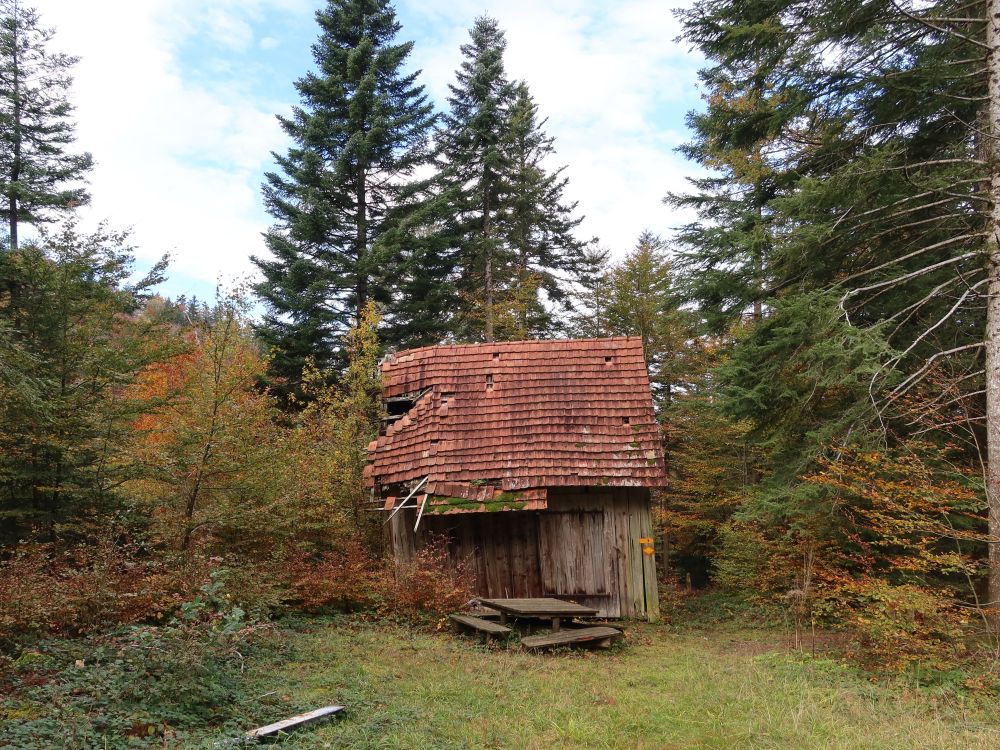 baufällige Hütte