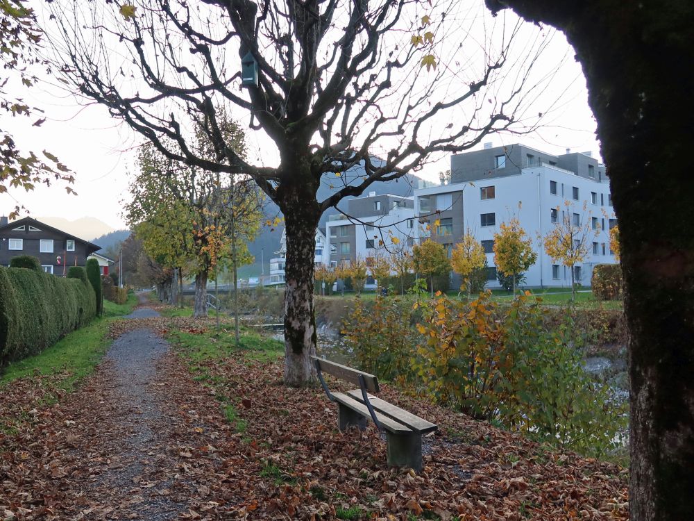 Sitzbank an der Alp