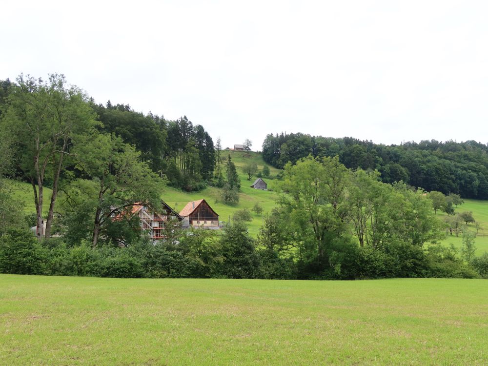 Landschaft mit Häuser beu Grub