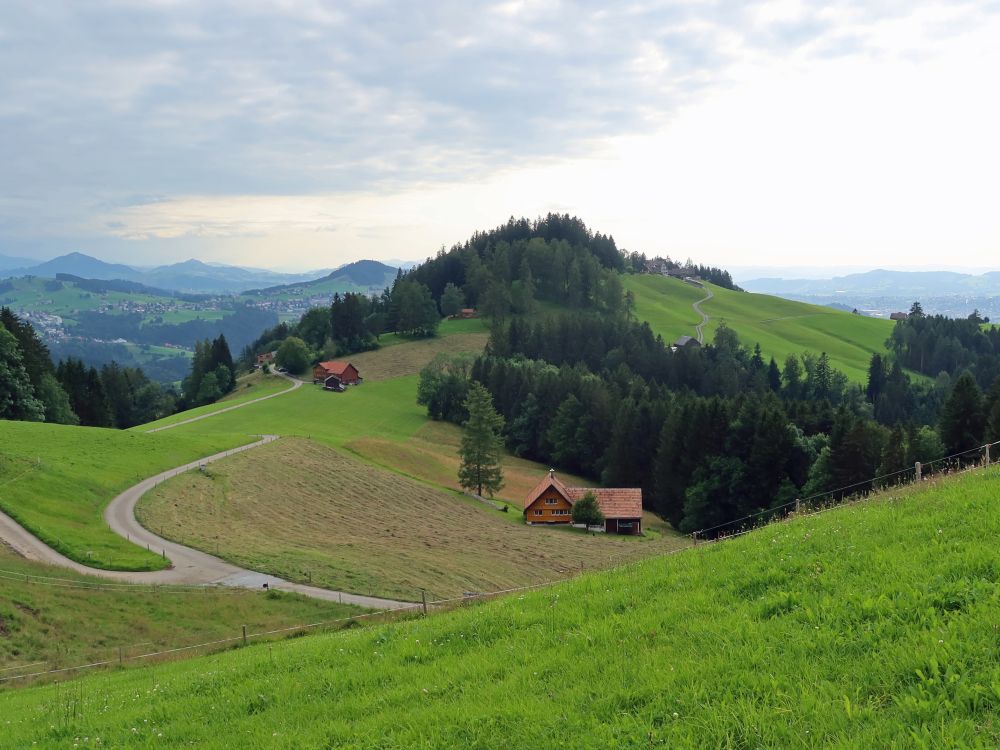 Blick zum Gasthaus Gupf bei Gigeren