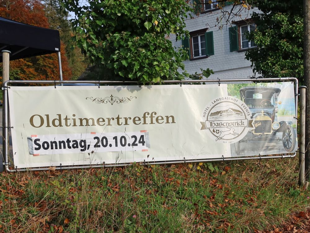 Banner zum Oldtimertreffen