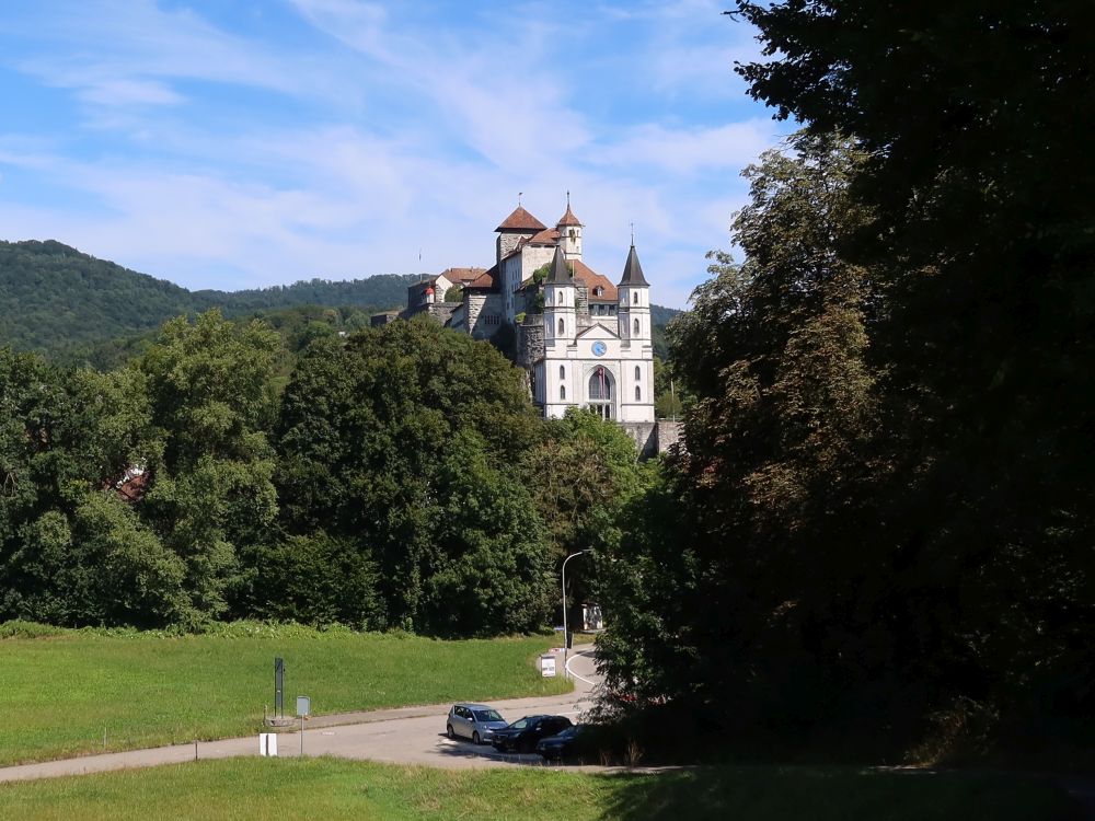 Festung Aarburg mit Ref. Kirche