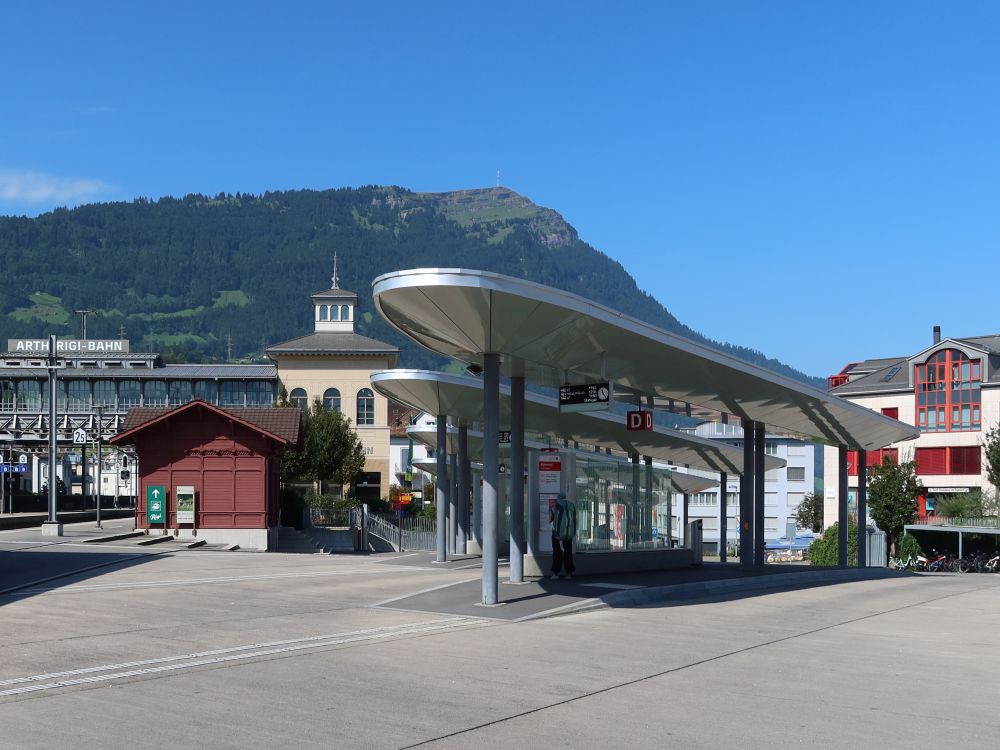 Busbahnhof unter Rigi Kulm