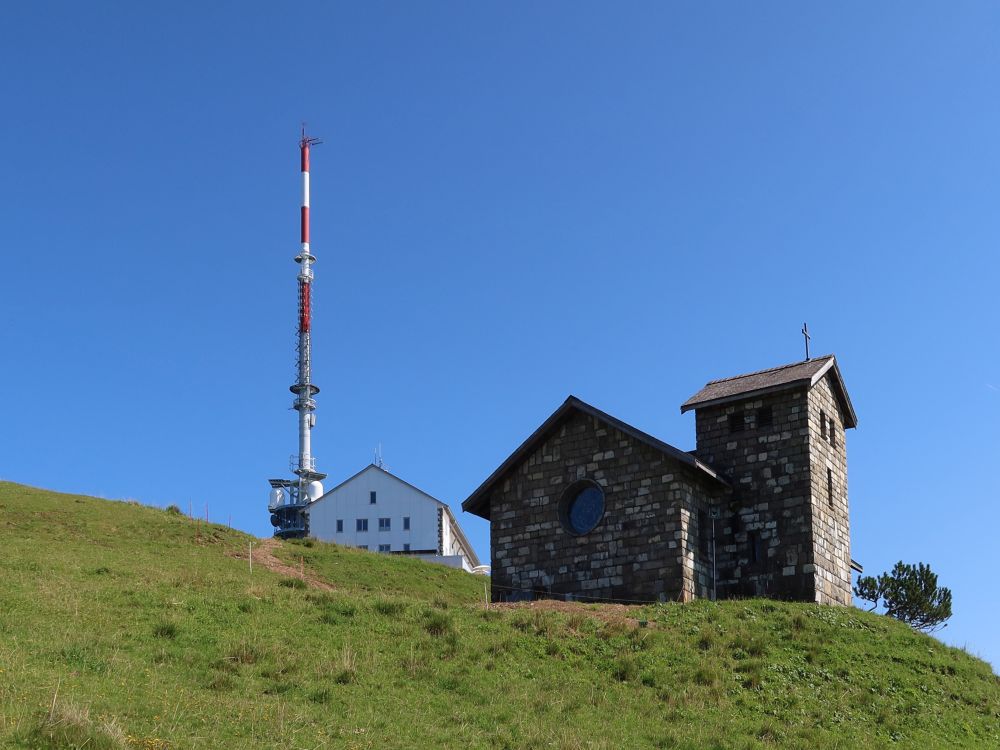 Sendeturm, Rest. Rigi Kulm und Bergkapelle