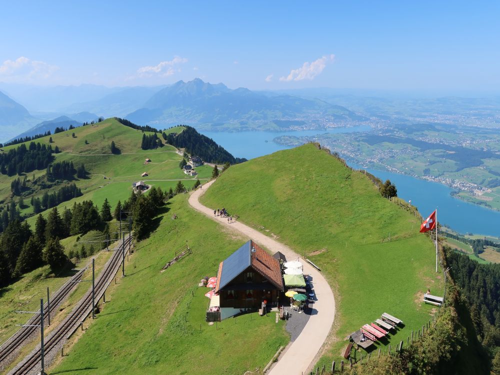 Kulmweg, Rigi Rotstock und Pilatus