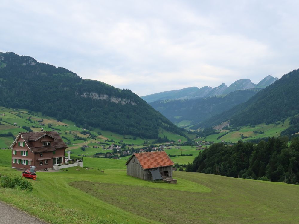 Blick Richtung Stein und Churfirsten