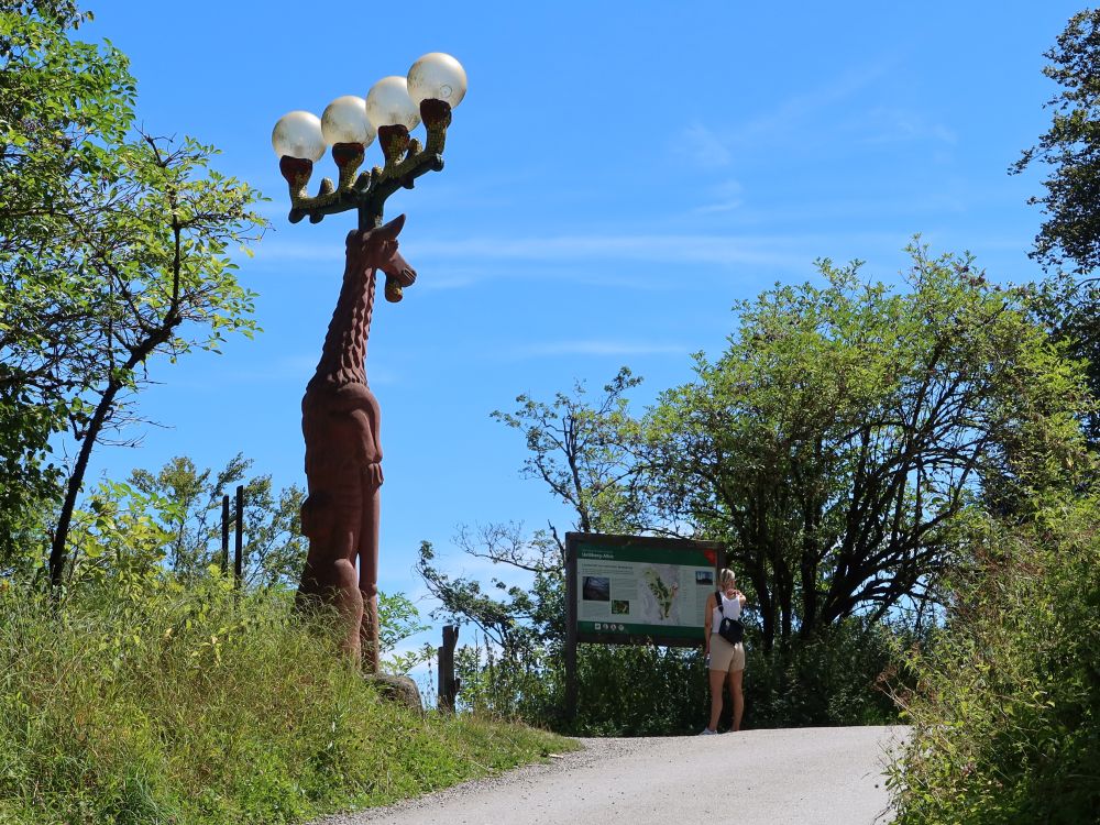 Giraffen-Strassenlaterne