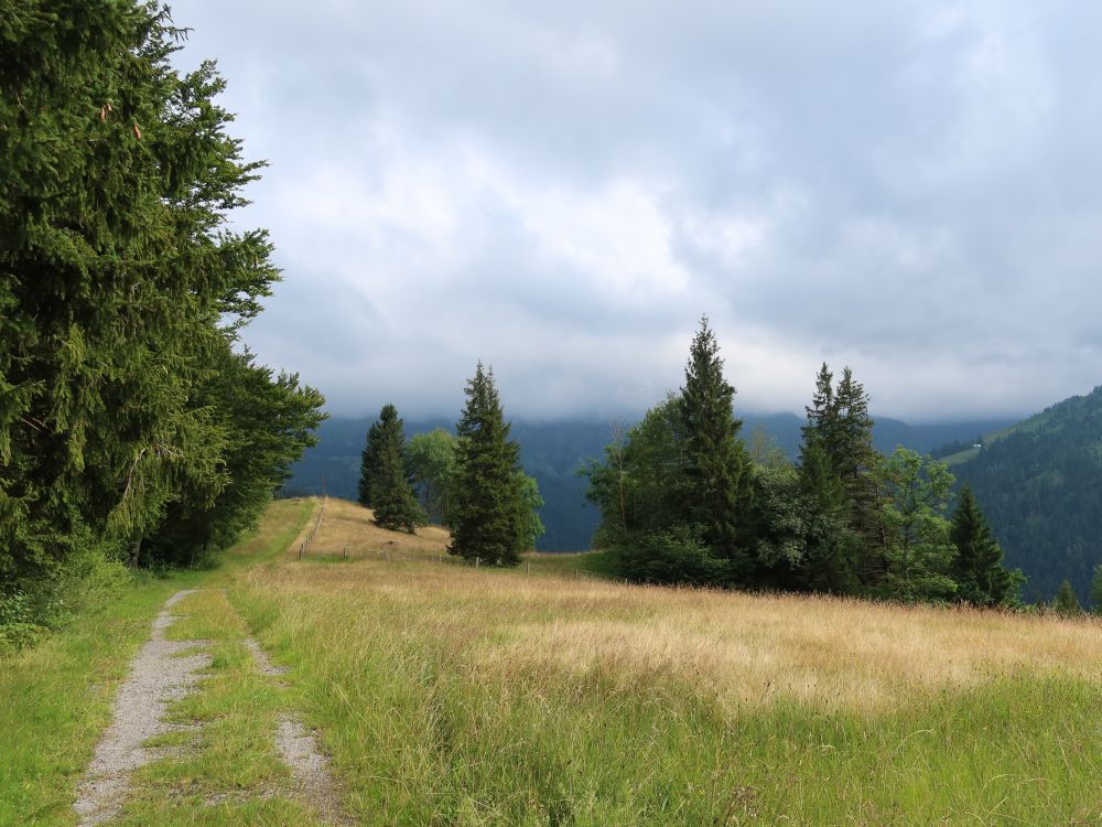 Berge in Wolken