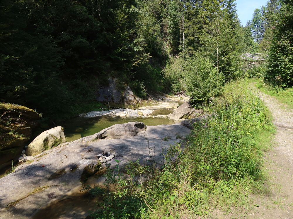 Felsen in der Goldach