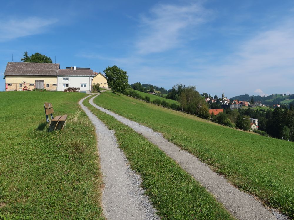 Sitzbank unterhalb Neuschwendi