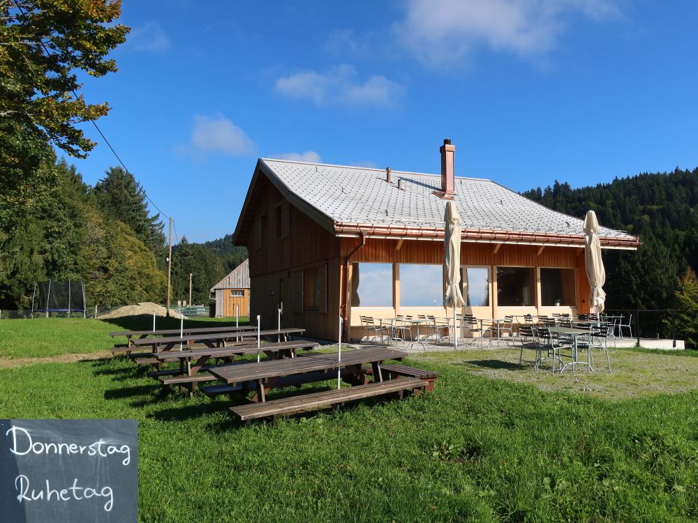 Terrasse Rittmarren am Ruhetag