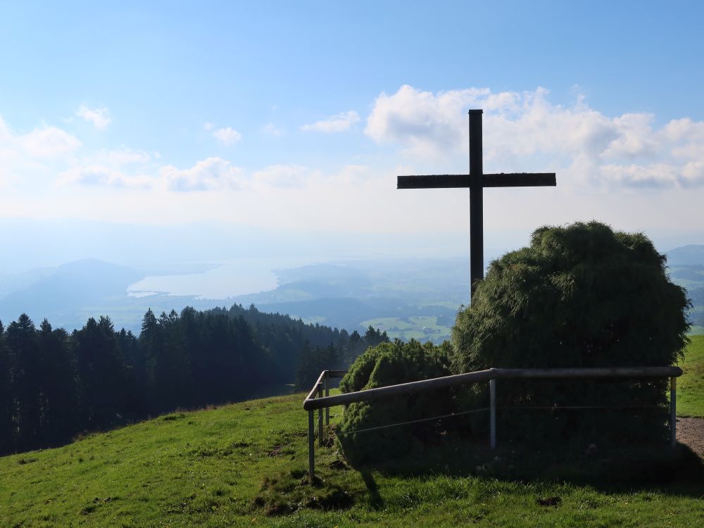 Zürichsee und Kreuz bei Rittmarren
