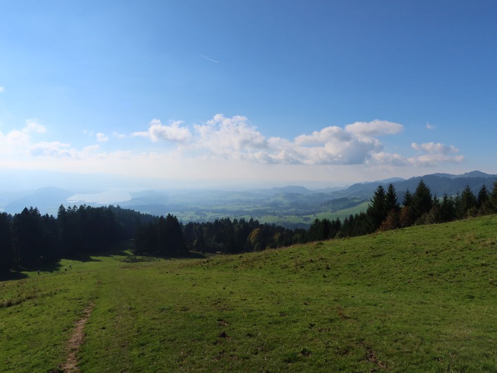 Blick Richtung Zürisee und Farnergrind (re)