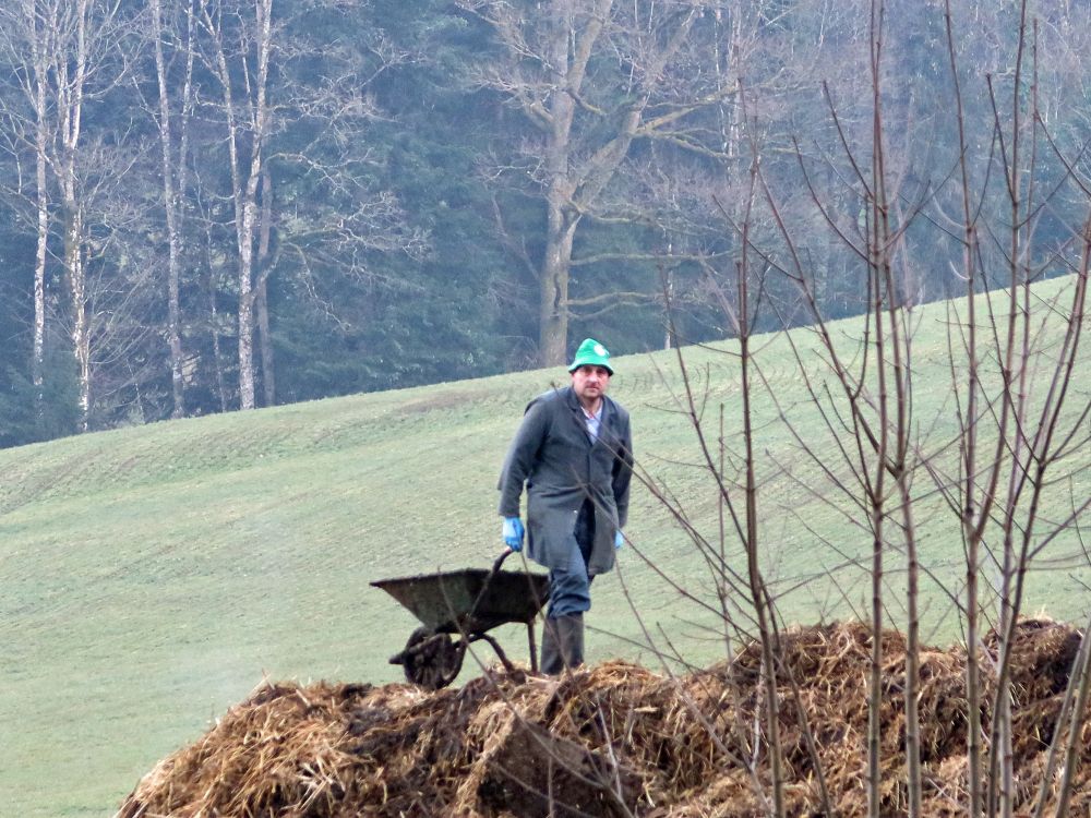 Bauer bei der Arbeit