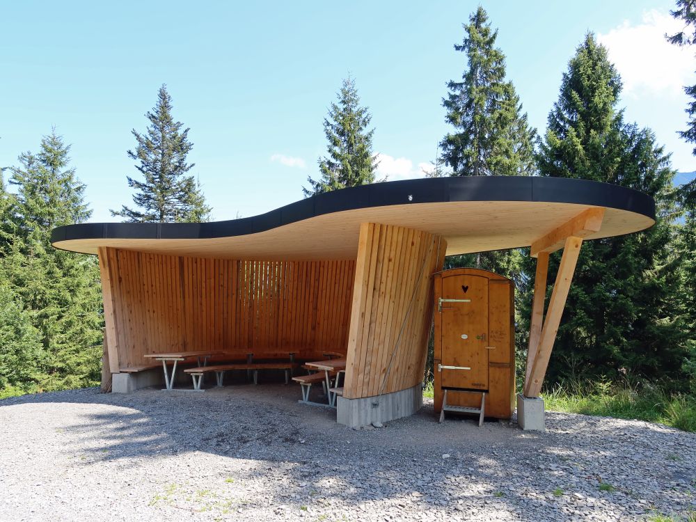 Feuerstelle Plegerloch mit Toilette