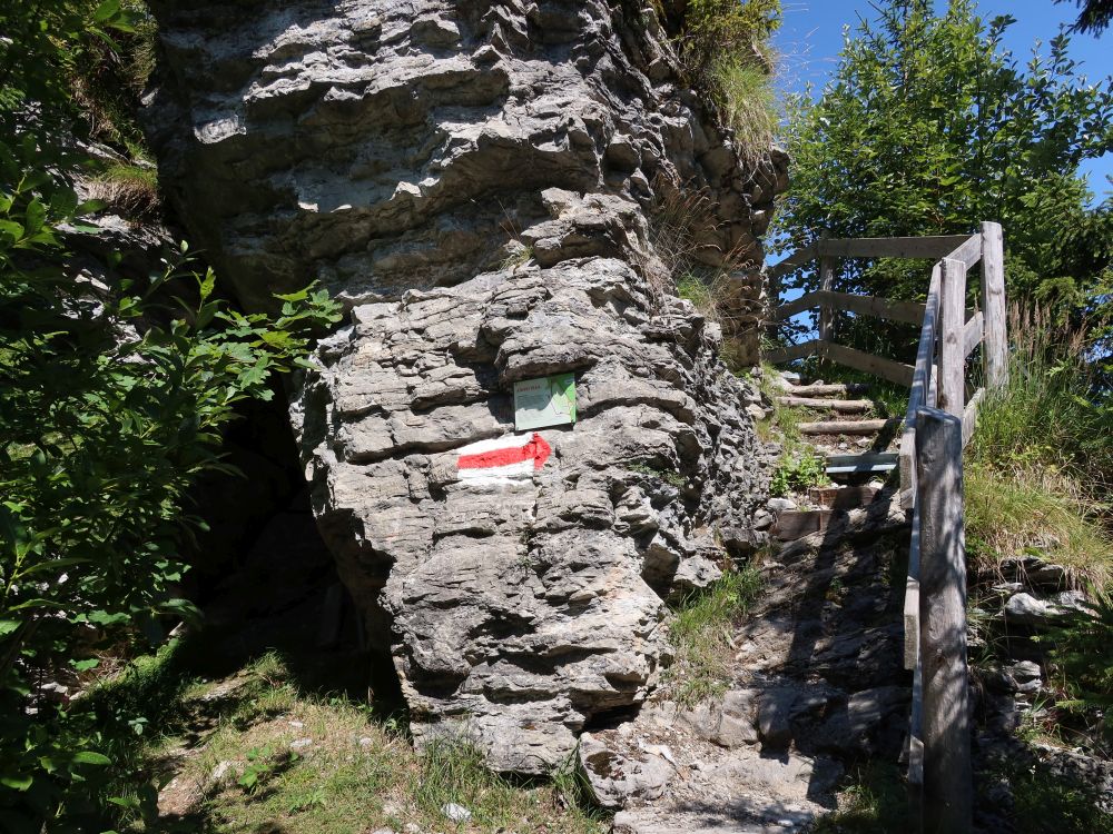 Treppe am Stock