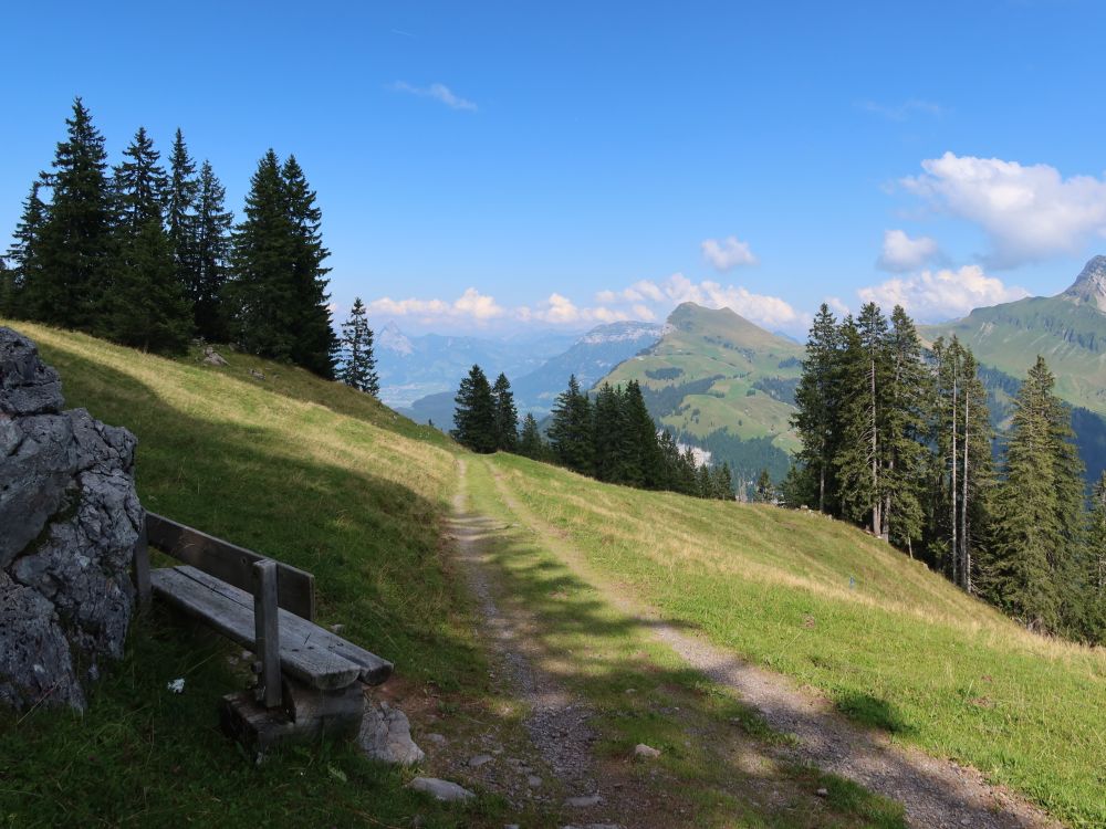 Sitzbank mit Blick zum Niderbauen