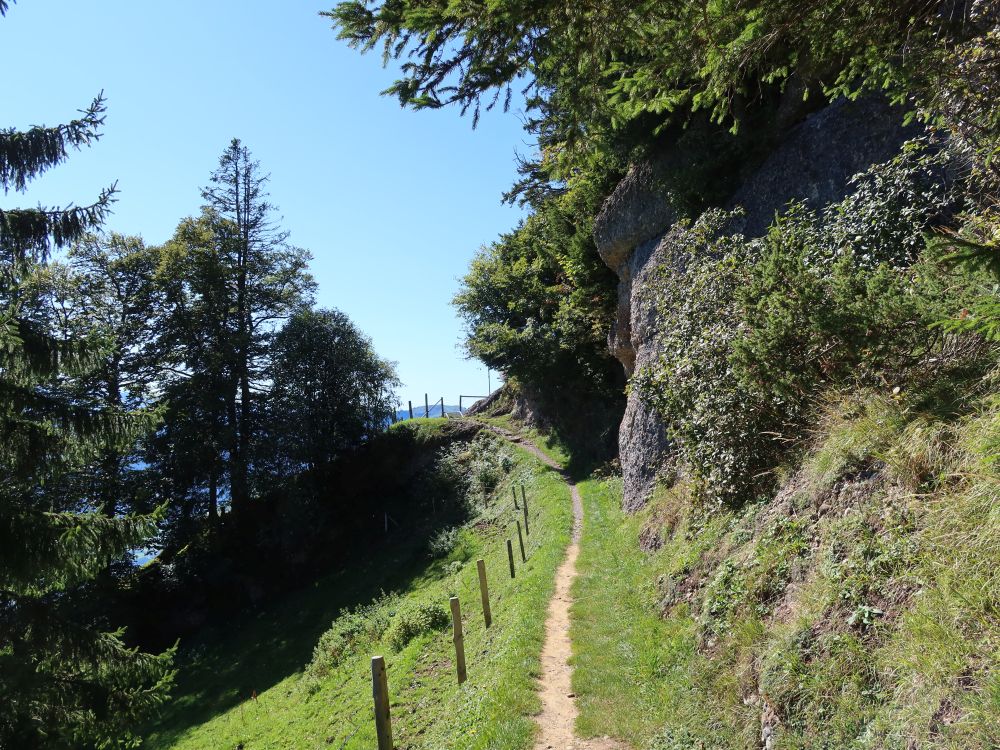 Pfad an der Felswand