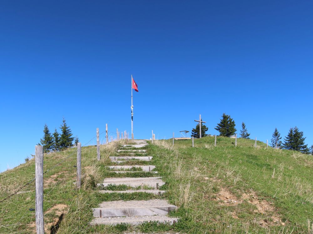 Treppe zum Wildspitz
