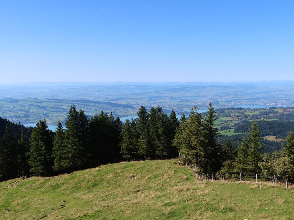 Zugersee im Dunst