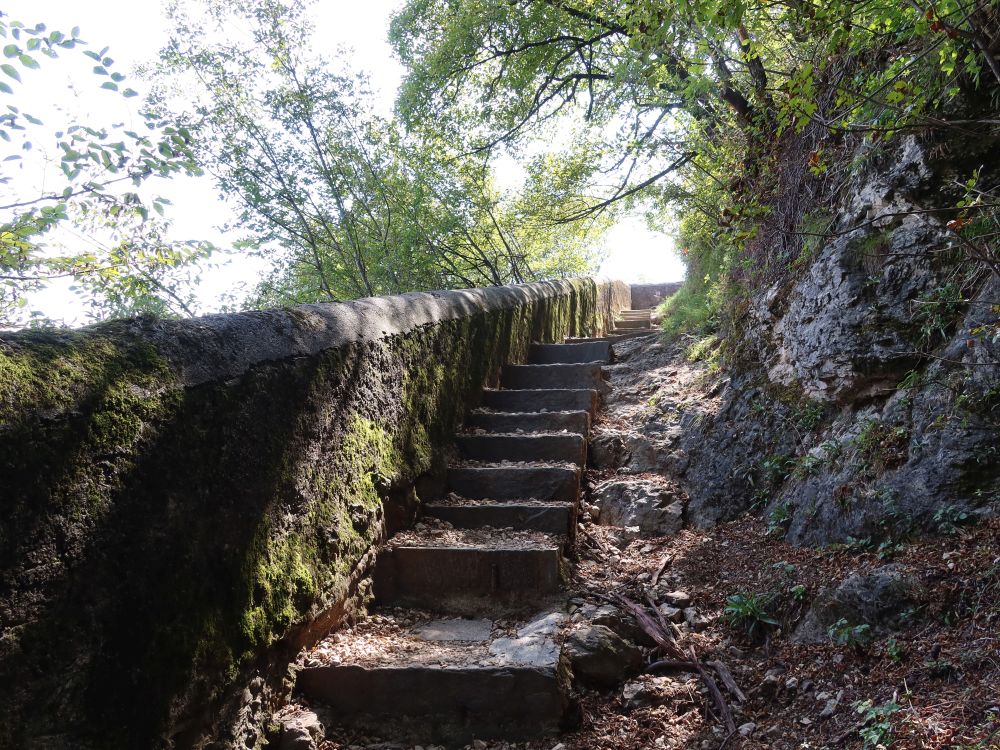 Treppe am Monte San Salvatore