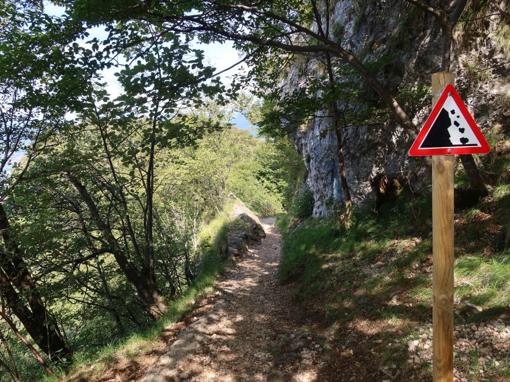 Steinschlaggefahr