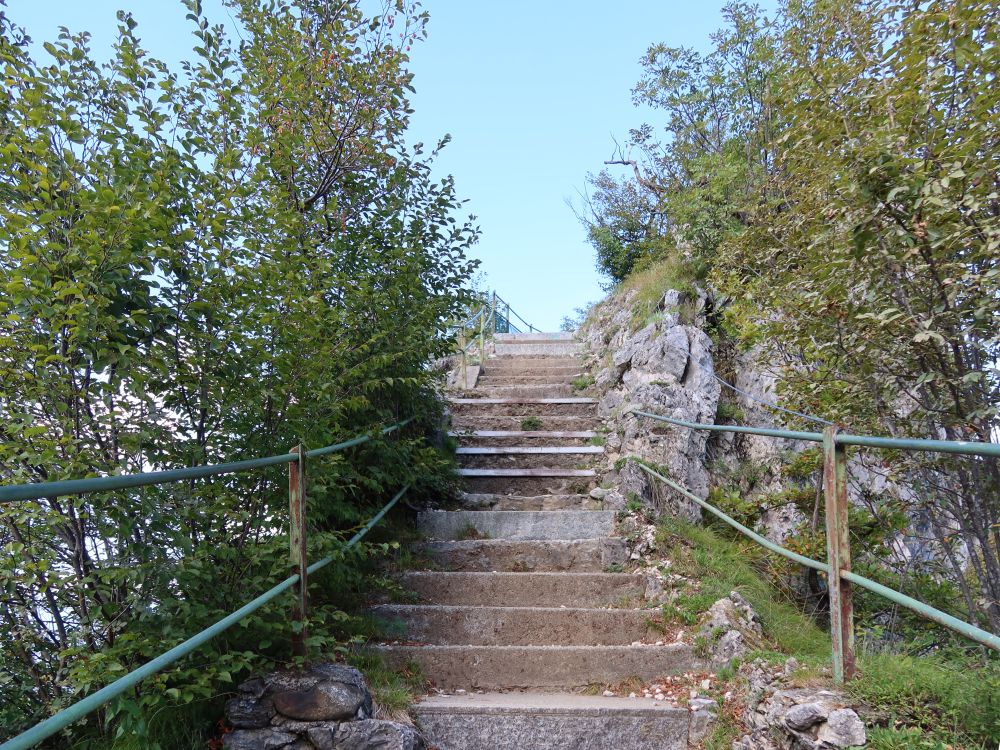 Treppe am Sasso del Cucu