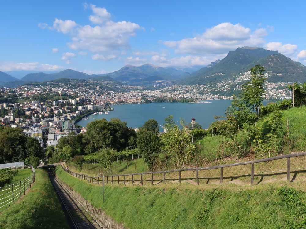Lugano und Monte Boglia (re)
