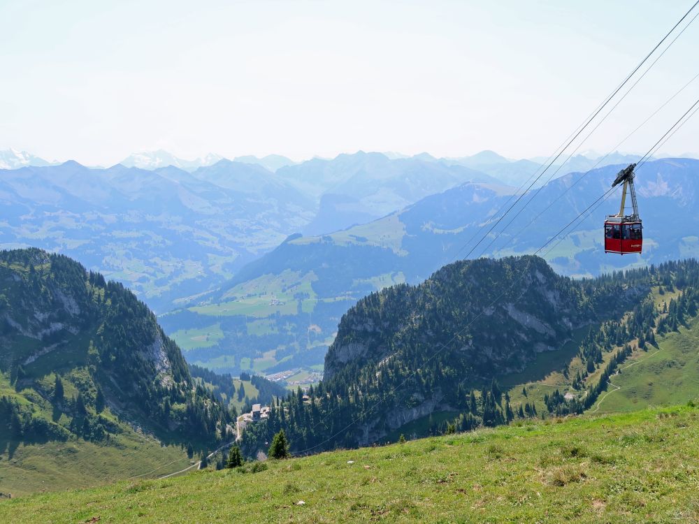 Mittelstation Chrindi und Seilbahn