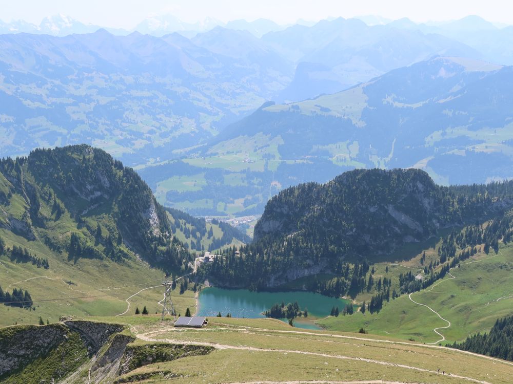 Blick auf Chrindi am Hinterstockensee