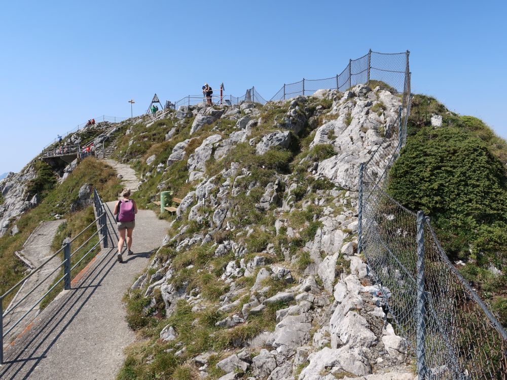 Pfad am Stockhorngipfel