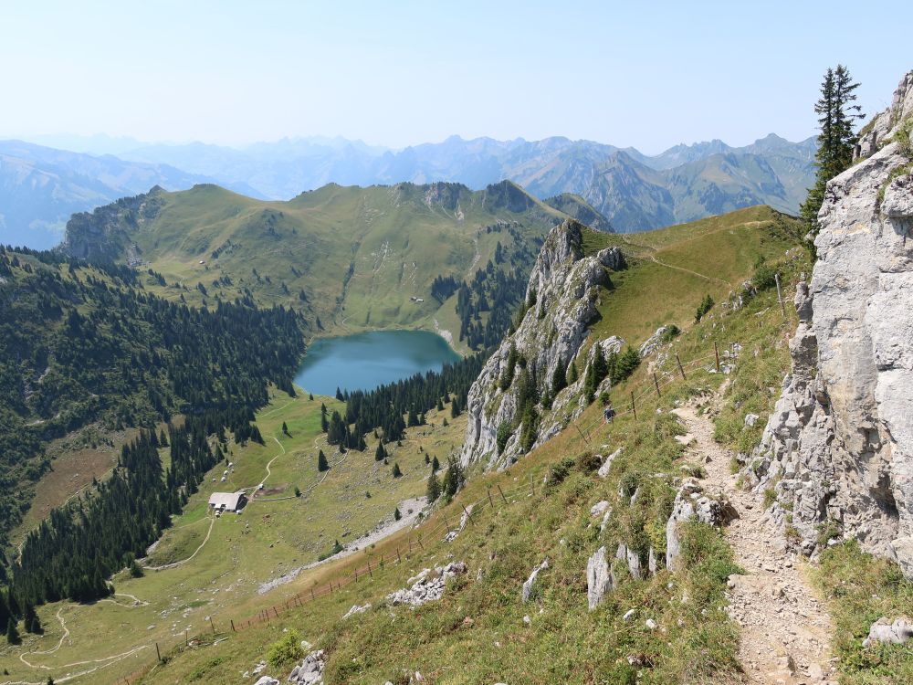 Blick zum Oberstockensee