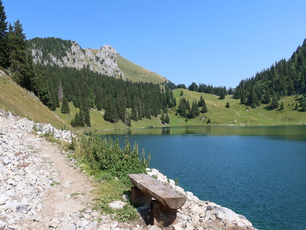 Sitzbank am Oberstockensee