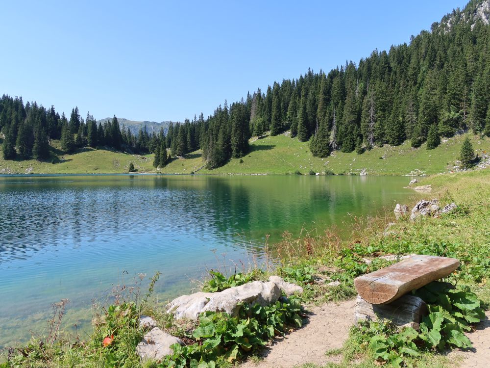 Sitzbank am Oberstockensee
