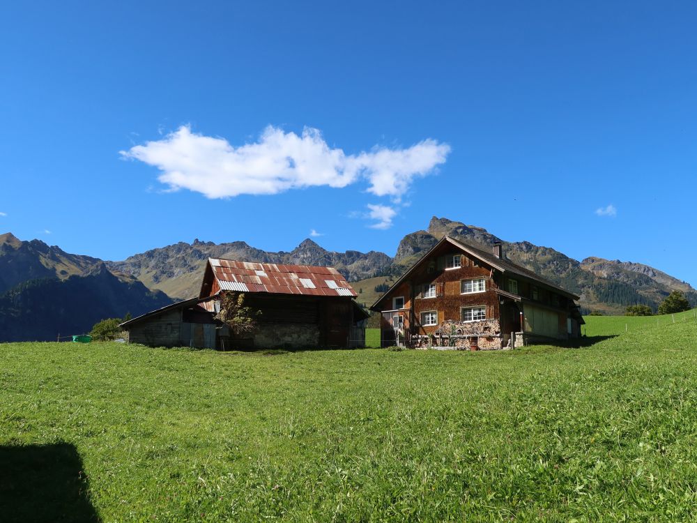 Berg Siwellen überm Bauernhaus