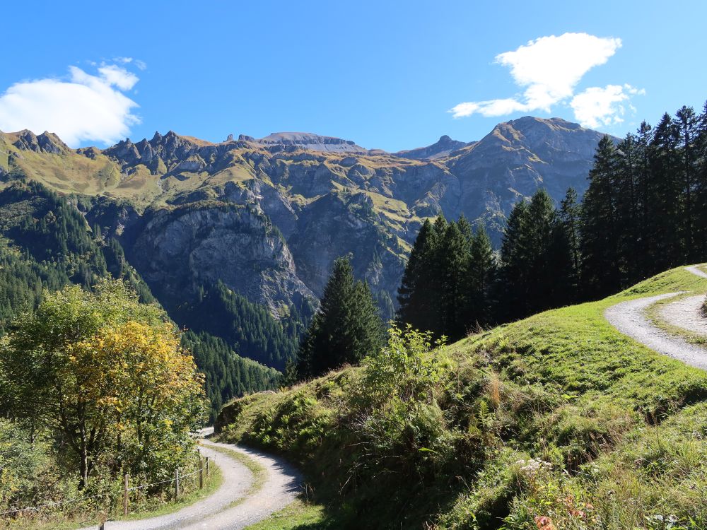 Bergweg mit Foostock