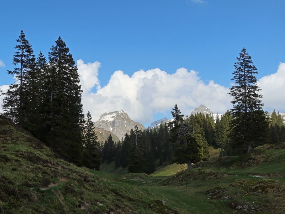Chratzerengrat, Bös Fulen und Pfannenstock