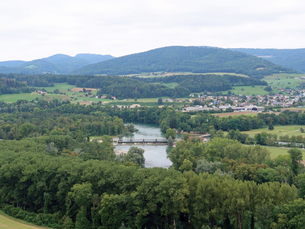 Stauwehrbrücke an der Aare