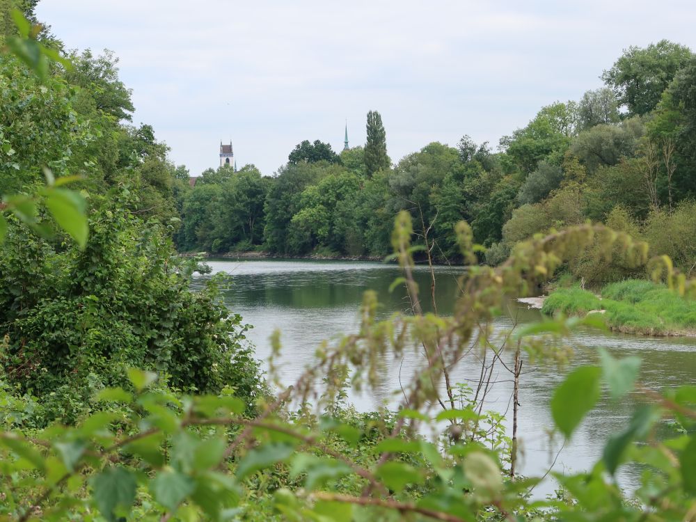 Aare und Kirchturm Aarau