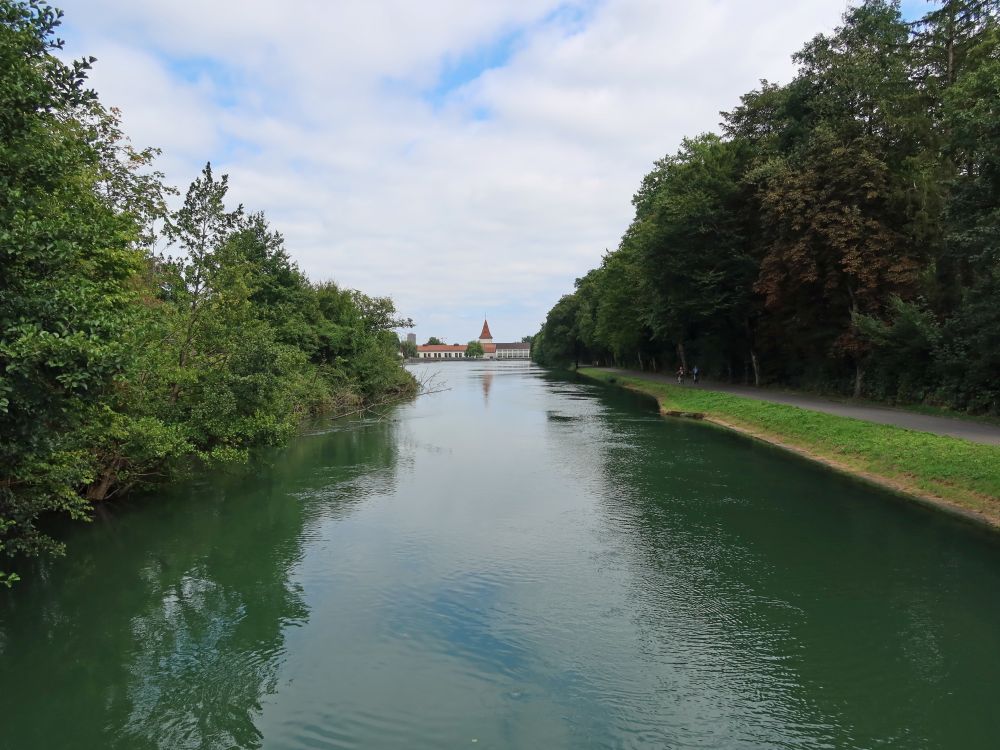 Blick Richtung Kraftwerk Aarau