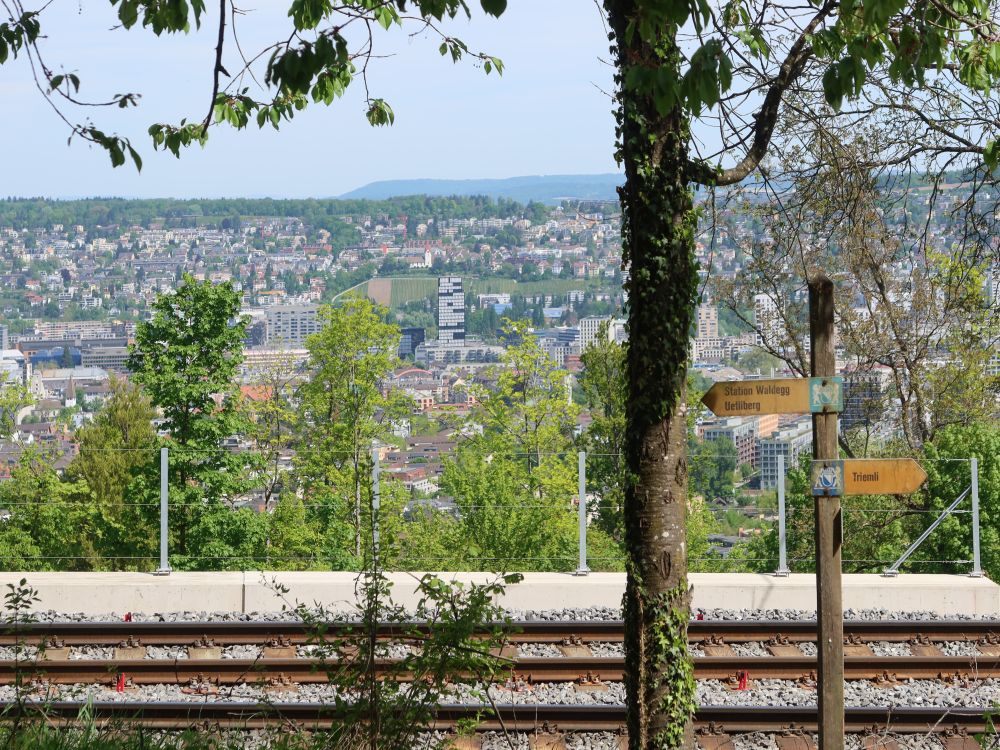 Bahnlinie bei Berghof